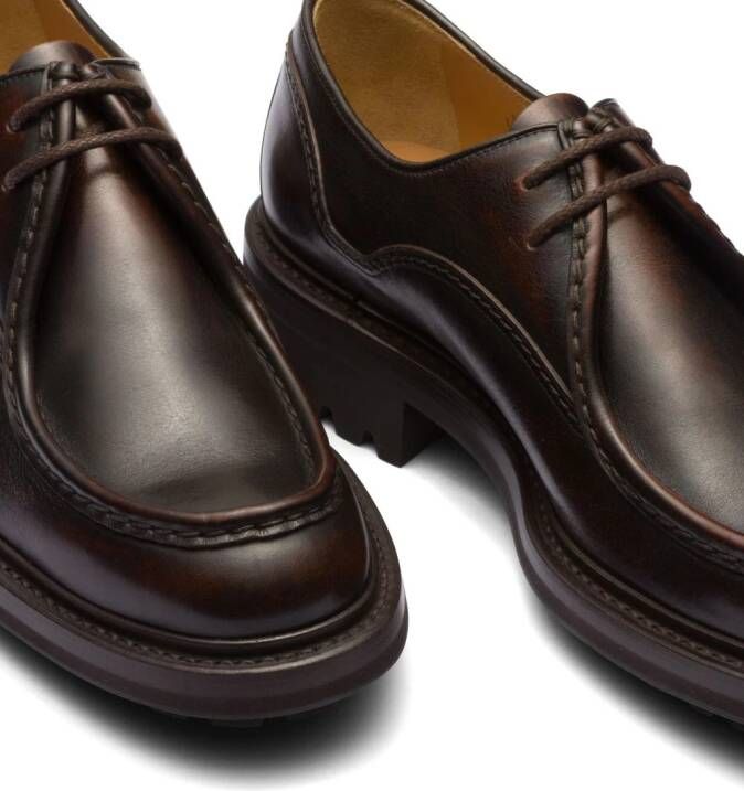 Church's Monteria lace-up leather derby shoes Brown