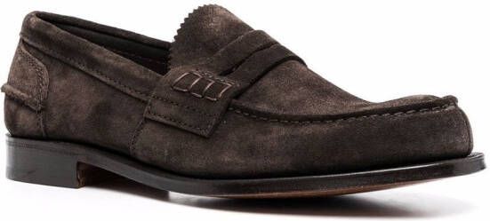 Church's Pembrey suede penny loafer Brown