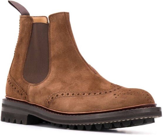 Church's perforated Chelsea boots Brown