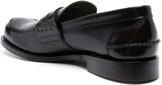 Church's polished-finish calf-leather loafers Brown