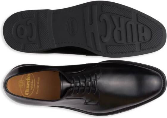 Church's Shannon lace-up leather derby shoes Black