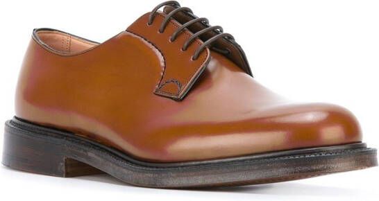 Church's Shannon leather derby shoes Brown