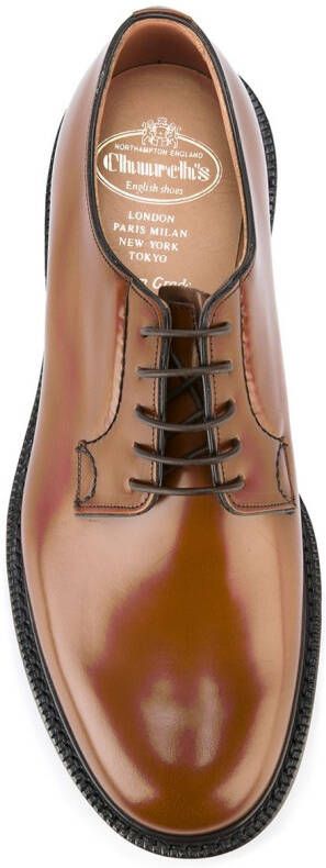 Church's Shannon leather derby shoes Brown