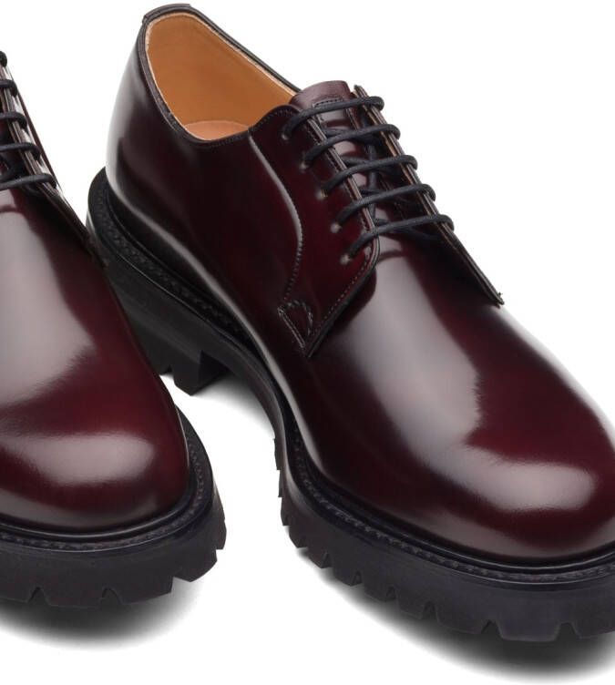 Church's Shannon lug sole derby shoes Red