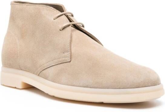 Church's suede lace-up boots Neutrals