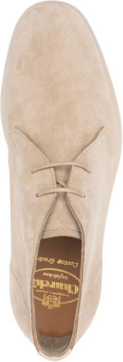 Church's suede lace-up boots Neutrals