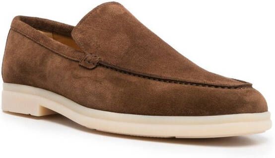 Church's suede slip-on loafers Brown