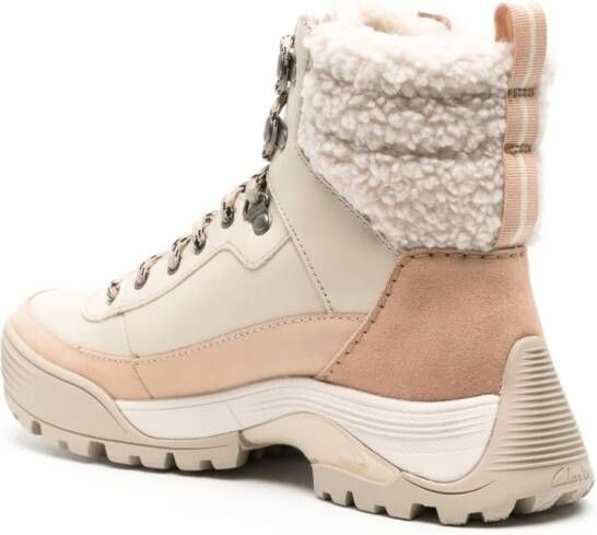 Clarks ATL Hike lace-up leather boots Neutrals