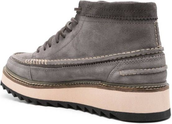 Clarks Clarkhill Mill 40mm calf suede boots Grey