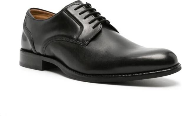 Clarks Craft Arlo Lace leather derby shoes Black