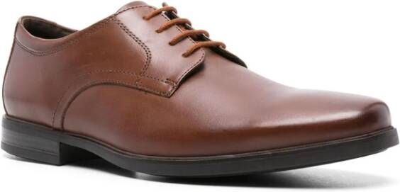 Clarks Howard leather Derby shoes Brown