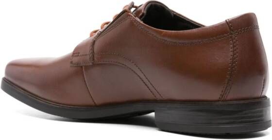 Clarks Howard leather Derby shoes Brown