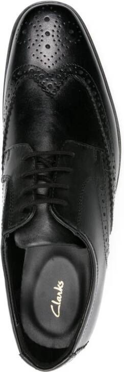 Clarks Howard Wing leather brogues Black