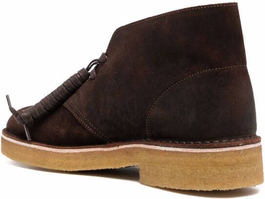 Clarks lace-up ankle boots Brown