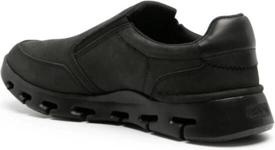 Clarks Nature X Step leather sneakers Black