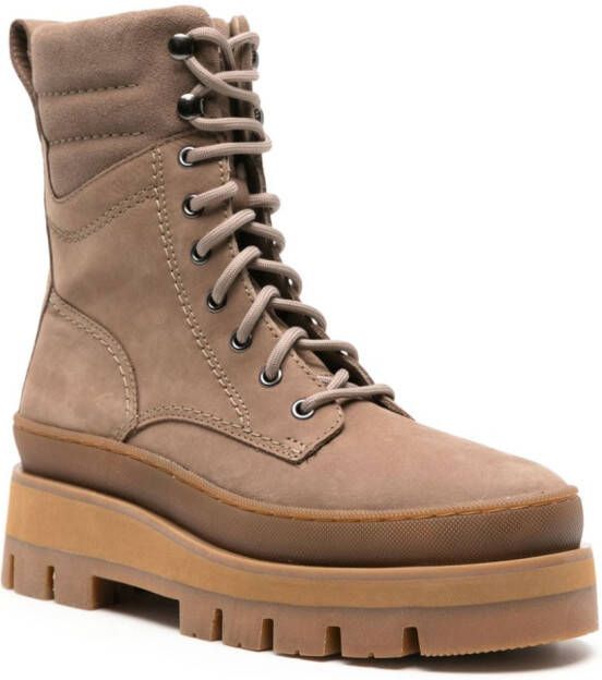 Clarks Orianna 2 Hike lace-up nubuck boots Brown
