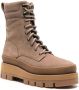 Clarks Orianna 2 Hike lace-up nubuck boots Brown - Thumbnail 2