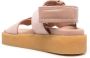 Clarks Originals Crepe tassel-embellished platform sandals Pink - Thumbnail 3