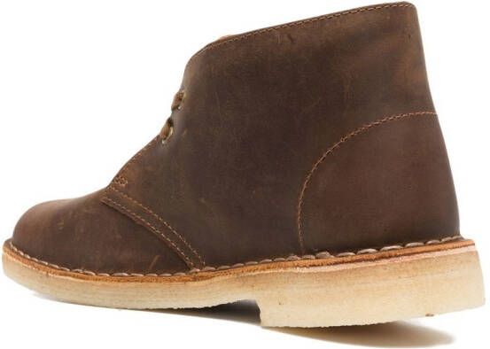 Clarks Originals Desert leather ankle boots Brown