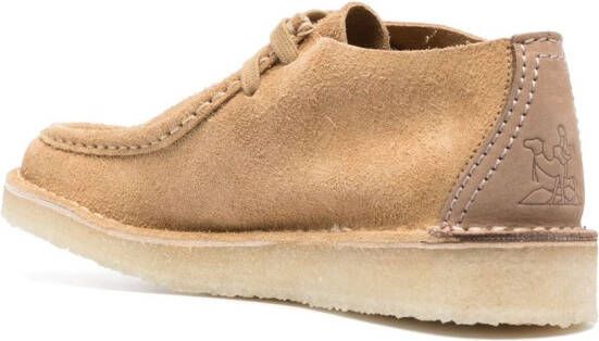 Clarks Originals Desert Nomad suede loafers Neutrals