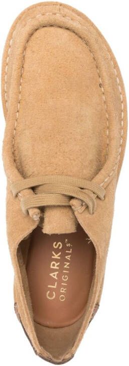 Clarks Originals Desert Nomad suede loafers Neutrals