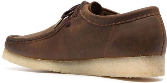 Clarks Originals front lace-up fastening derby shoes Brown