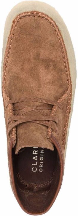Clarks Originals lace-up ankle boots Brown