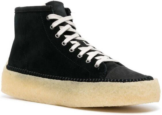 Clarks Originals lace-up high-top sneakers Black
