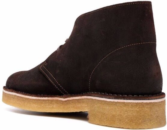 Clarks Originals lace-up suede boots Brown