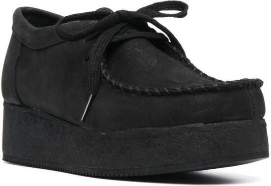 Clarks Originals platform lace-up shoes Black