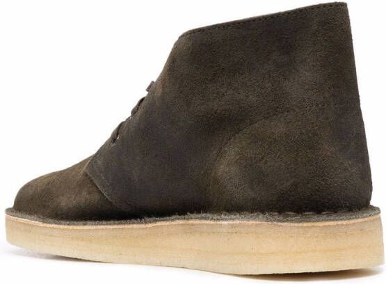 Clarks Originals suede ankle boots Green