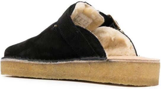 Clarks Originals Trek leather mules Black