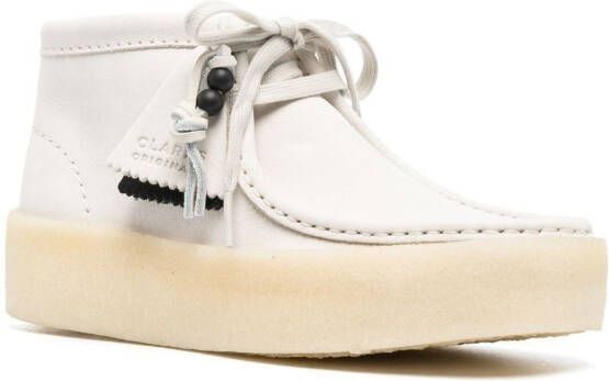 Clarks Originals Wallabee ankle boots White
