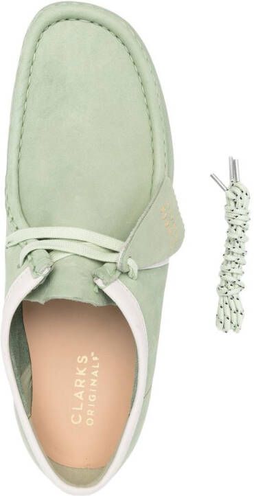 Clarks Originals Wallabee lace-up boat shoes Green