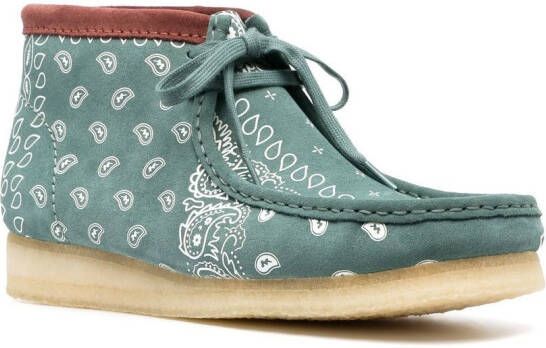 Clarks Originals Wallabee lace-up boots Green