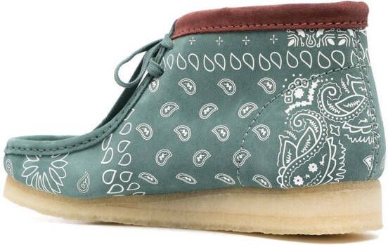 Clarks Originals Wallabee lace-up boots Green