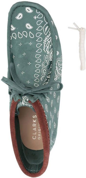 Clarks Originals Wallabee lace-up boots Green