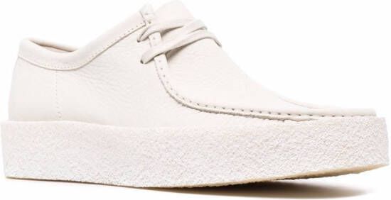 Clarks Originals Wallabee lace-up boat shoes White