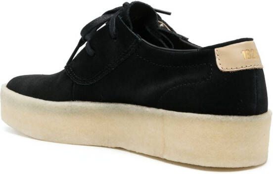 Clarks Originals Wallabee lace-up suede loafers Black
