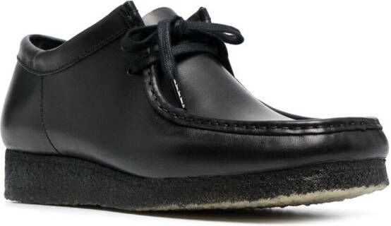 Clarks Originals Wallabee leather lace-up boots Black