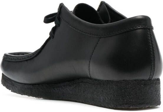 Clarks Originals Wallabee leather lace-up boots Black