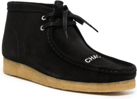 Clarks Originals x Undercover Wallaby Chaos Balance suede boots Black