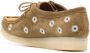 Clarks Wallabee floral-embroidered boat shoes Brown - Thumbnail 3