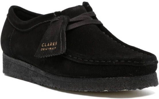 Clarks Wallabee suede shoes Black