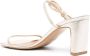 Claudie Pierlot 70mm metallic leather sandals Gold - Thumbnail 3