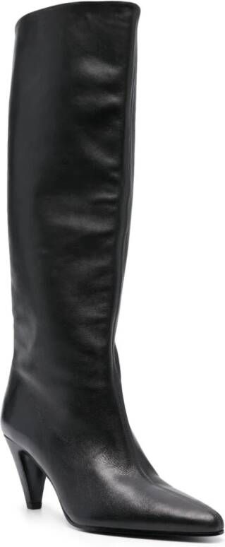 Claudie Pierlot knee-high 75mm boots Black