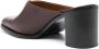 Claudie Pierlot leather 70mm mules Brown - Thumbnail 3