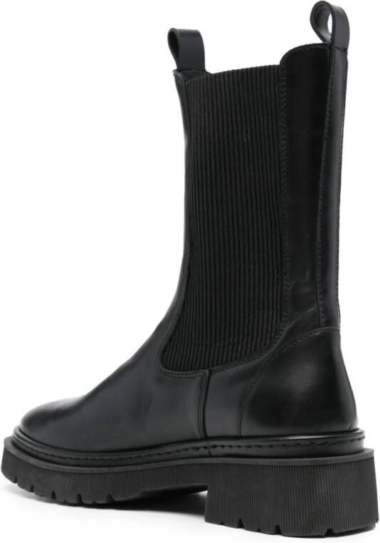 Claudie Pierlot leather ankle boots Black