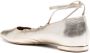 Claudie Pierlot metallic leather ballerina shoes Gold - Thumbnail 3