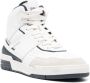 Claudie Pierlot panelled high-top sneakers White - Thumbnail 2